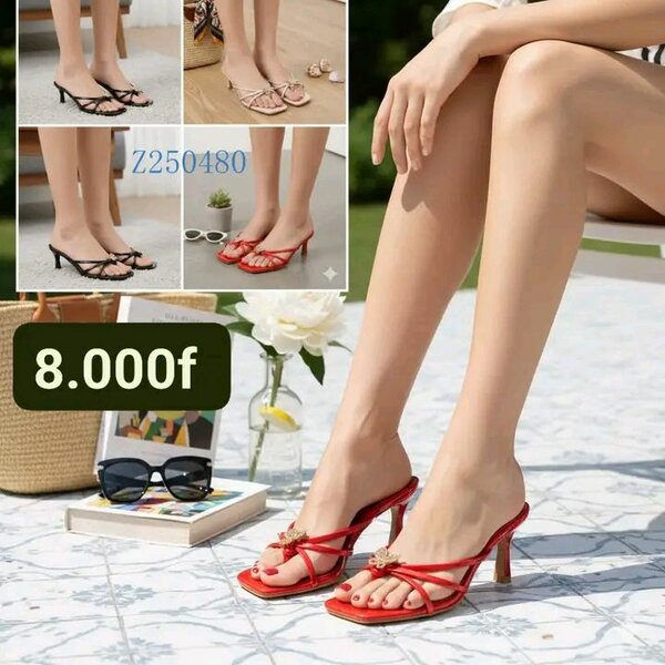 Sandales à talons pour femme