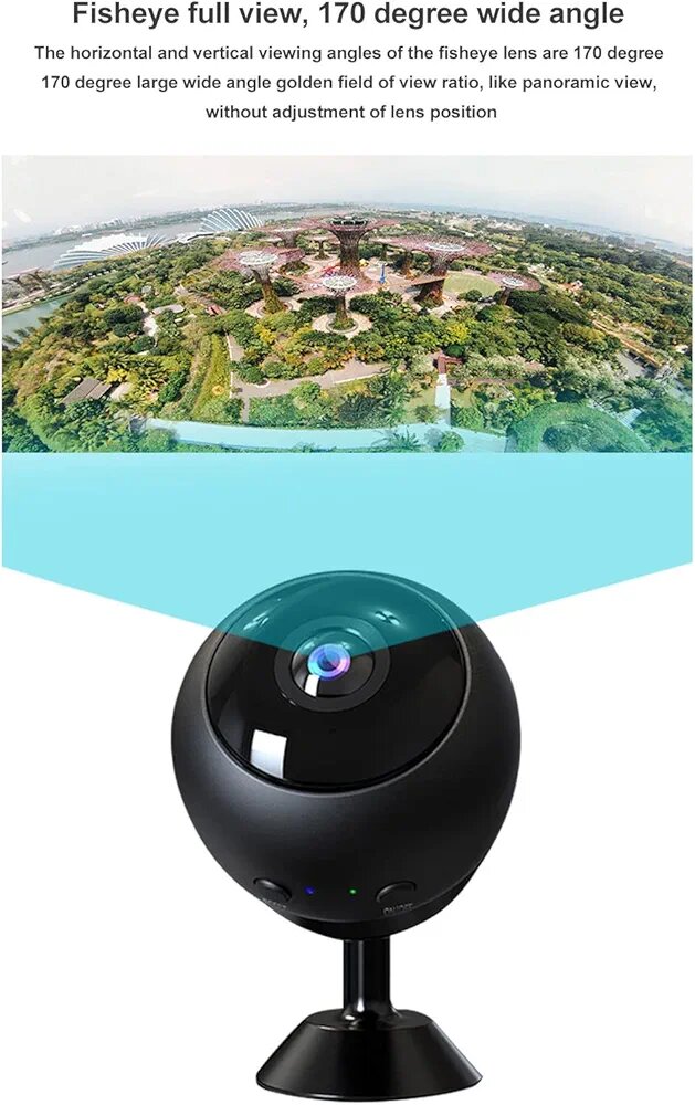 Mini caméra 1080p WiFi