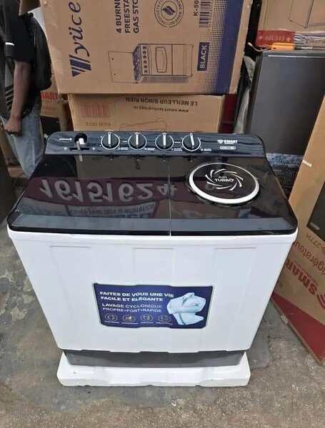 Lave-linge semi-automatique 2 en 1