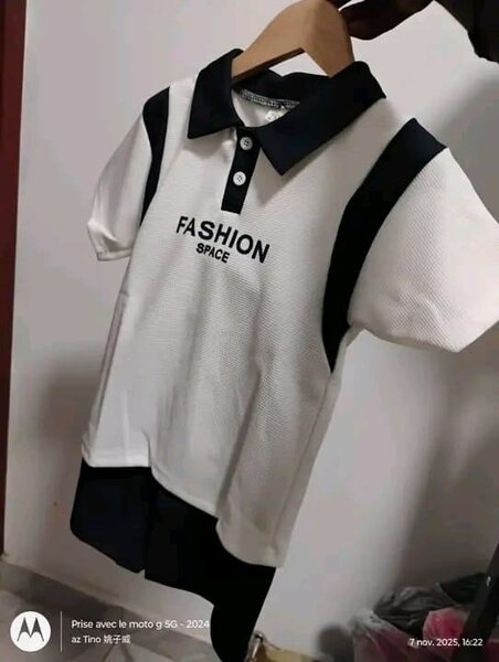 Ensemble polo bébé élégant