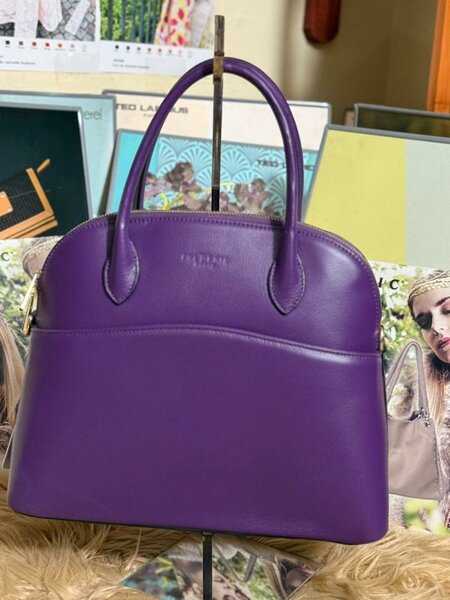 Sac À Main Cuir Violet