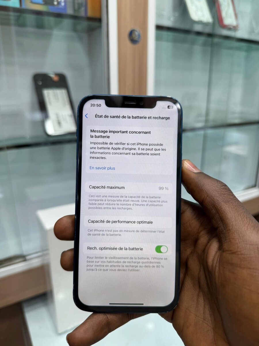 iPhone 12 Bleu 64Go Reconditionné
