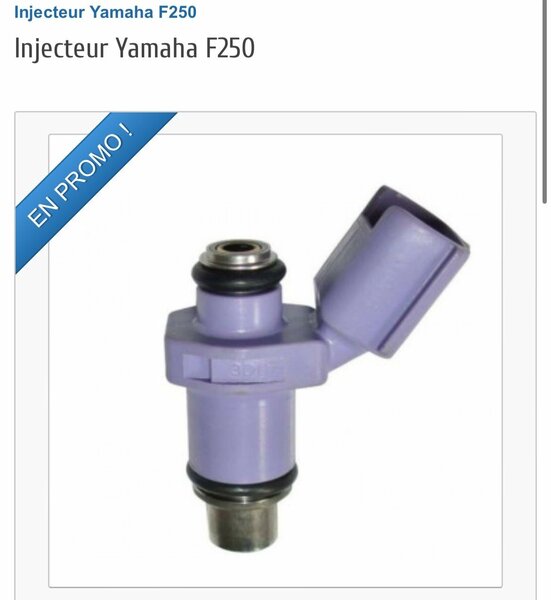 Injecteurs yamaha