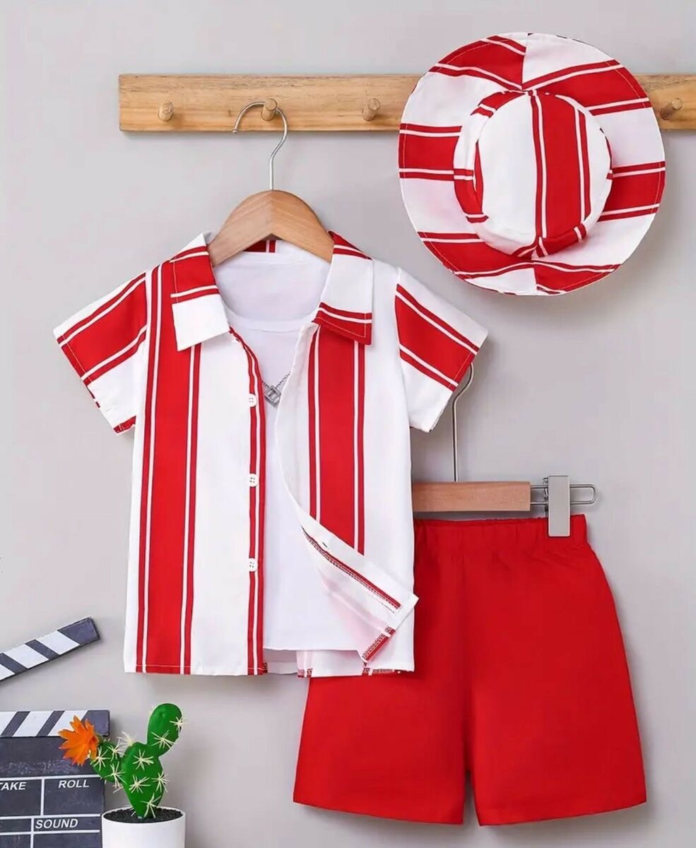 Ensemble été coloré enfant