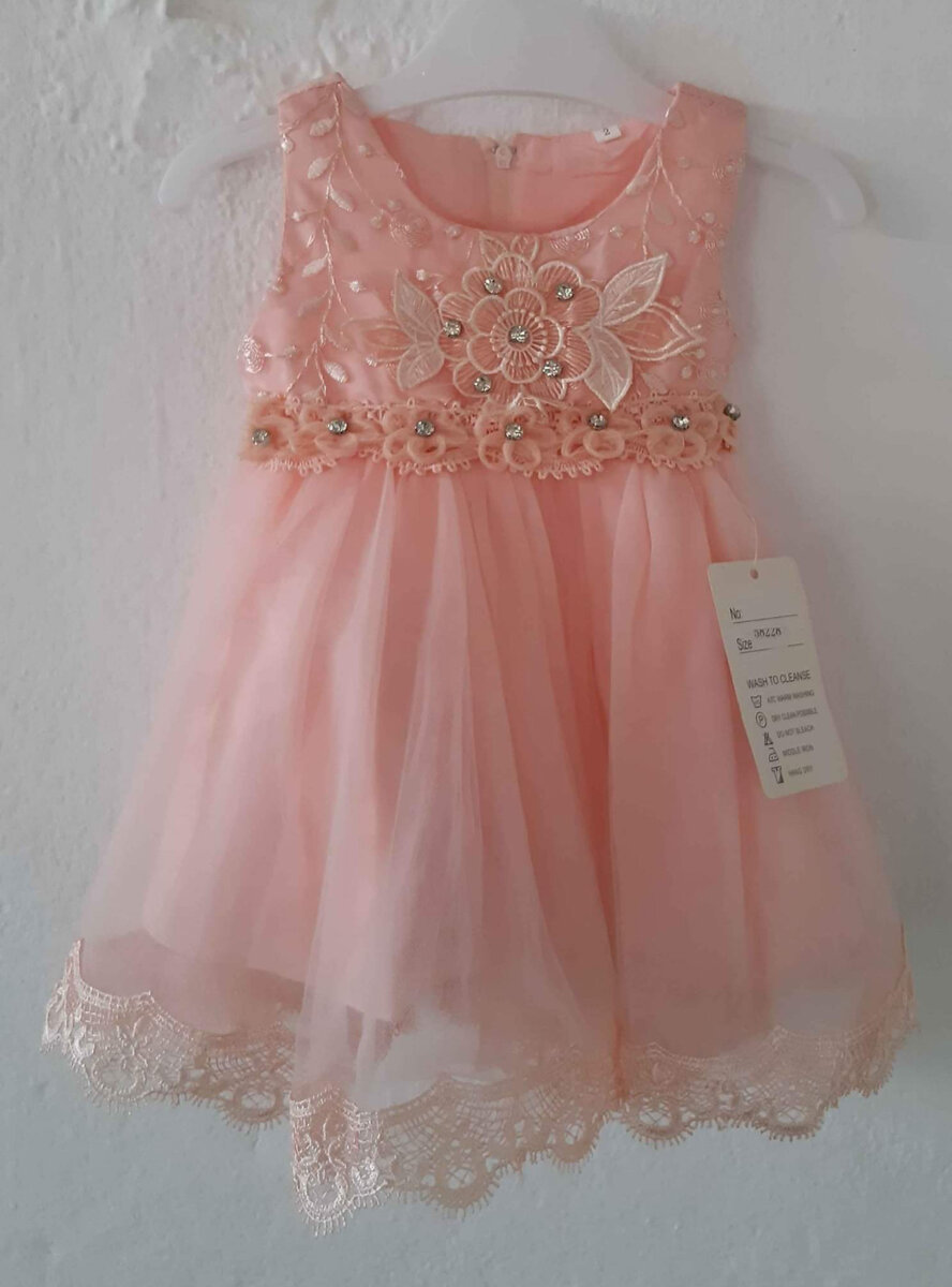 Robe Enfant Tulle Fleurie