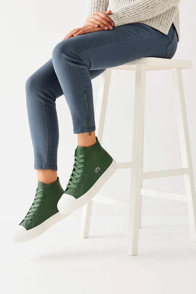 Baskets montantes vertes