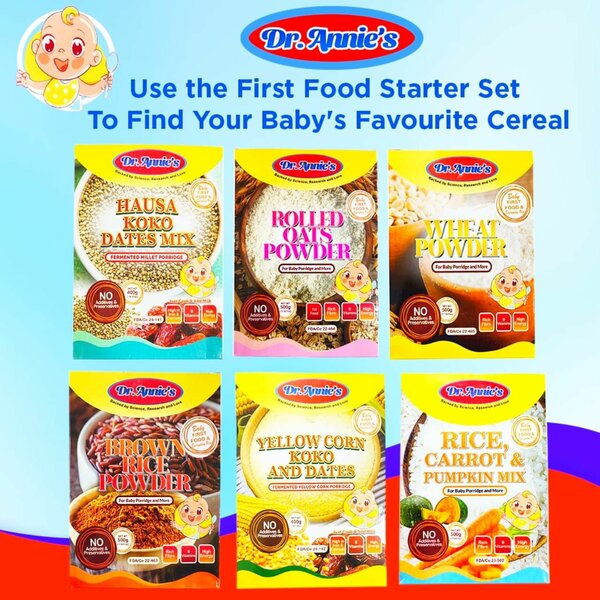 Dr. Annie's first baby cereals
