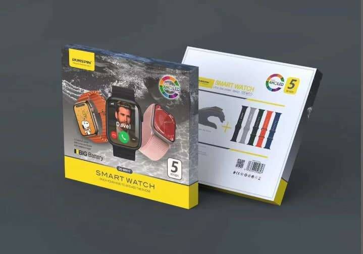 Duspin Smart Watch with 5 Straps