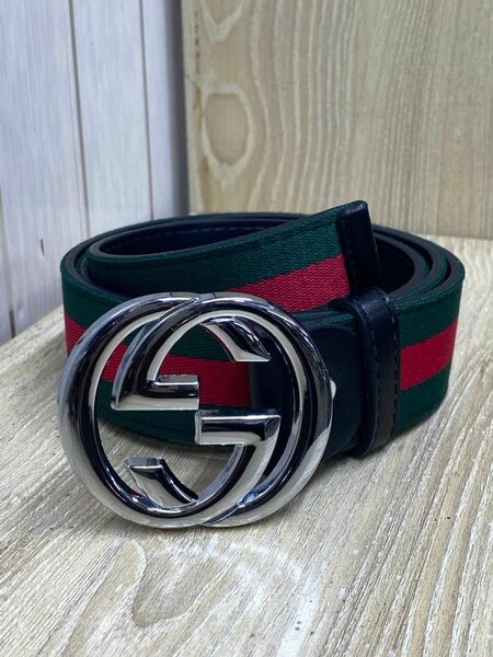 Ceinture élégante en cuir et toile