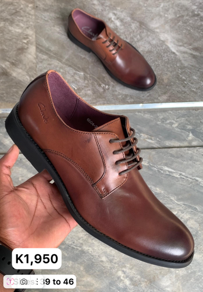 brown shoes
