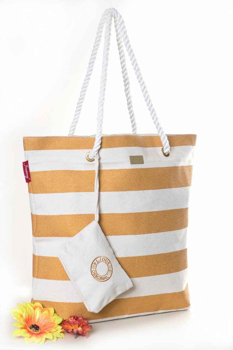 Shimmery Natural Stripes