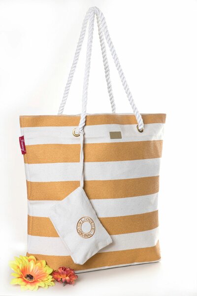 Shimmery Natural Stripes