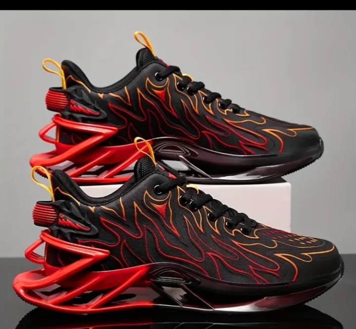 Baskets flamboyantes style urbain