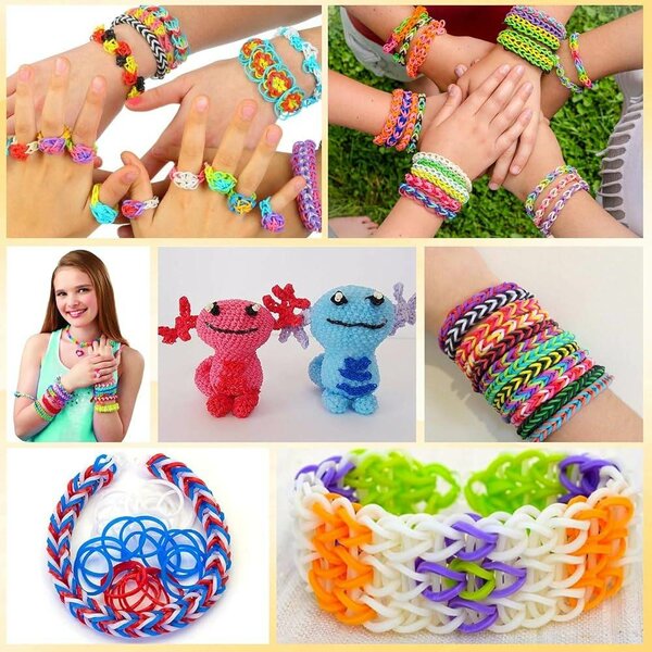 Kit élastiques multicolores bracelet DIY