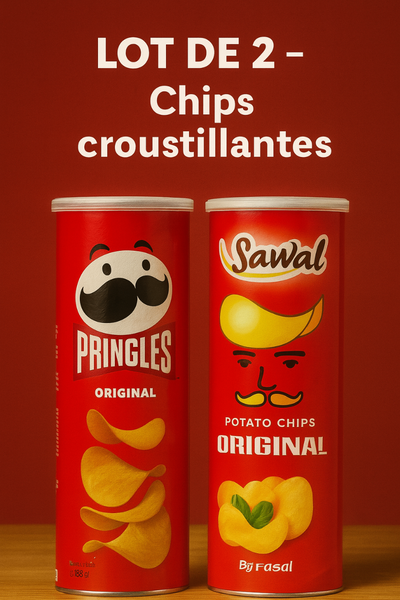 Lot de 2 Chips Craquantes