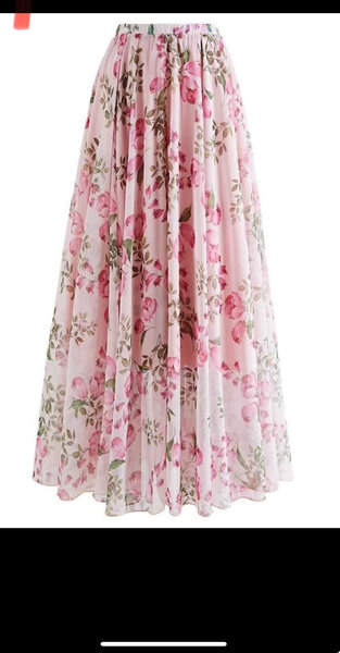 Jupe longue florale élégante