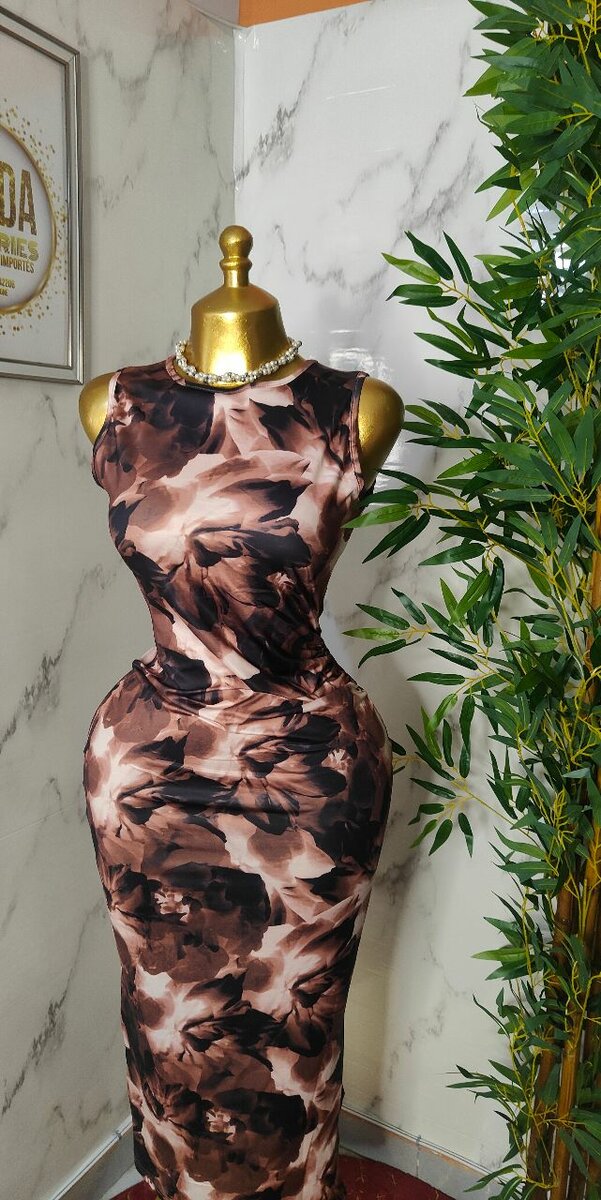 LONGUE ROBE MOULANTE FEMME