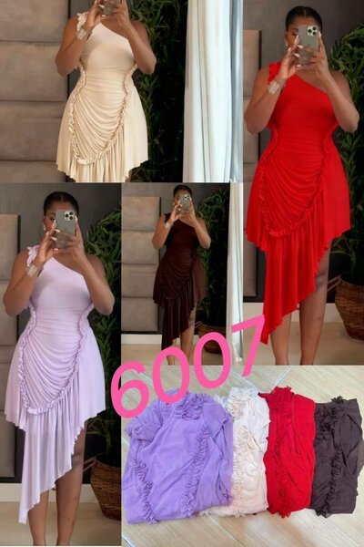 Robe asymétrique élégante