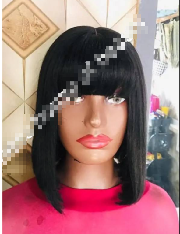 Bob wig with a Kim closure