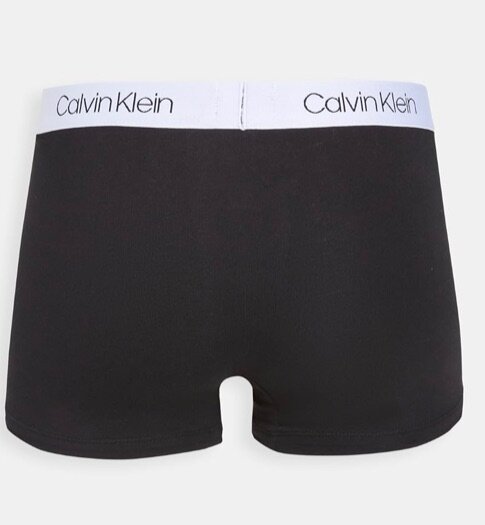 Calvin Klein Men's Trunk Underwear 3 Pack - Black, White, Si