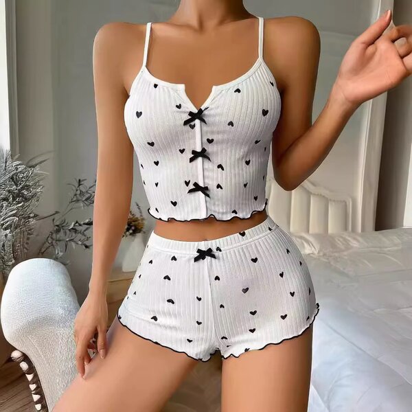 Ensemble Pyjama Femme Cœur