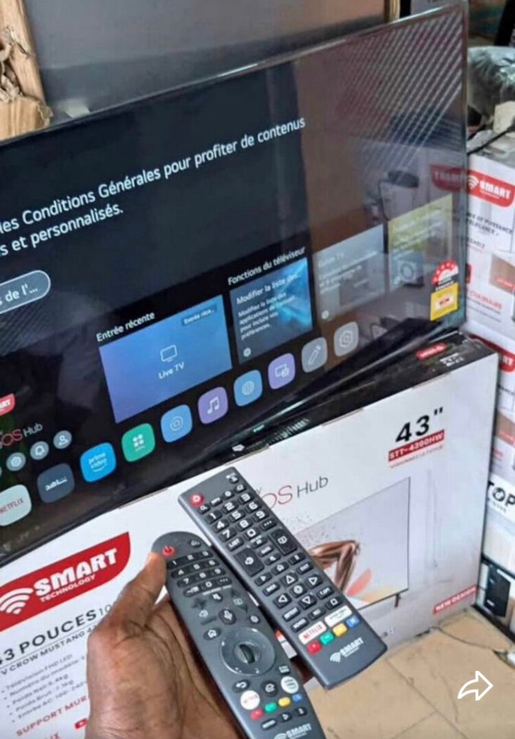 Téléviseur Smart 43" UHD