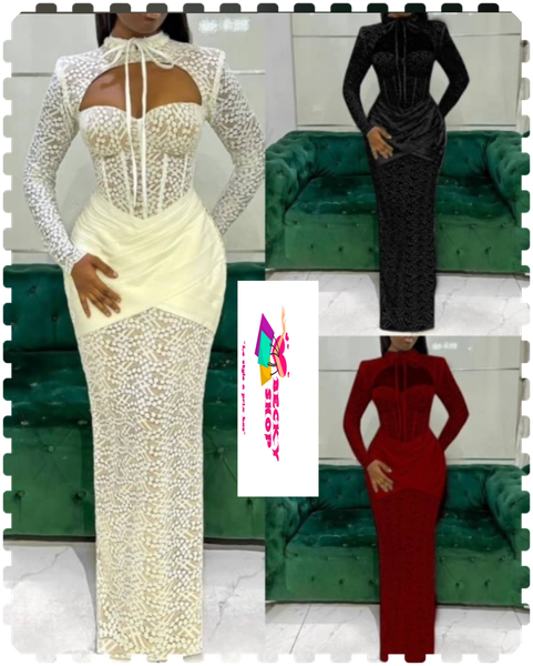 Robe élégante en dentelle