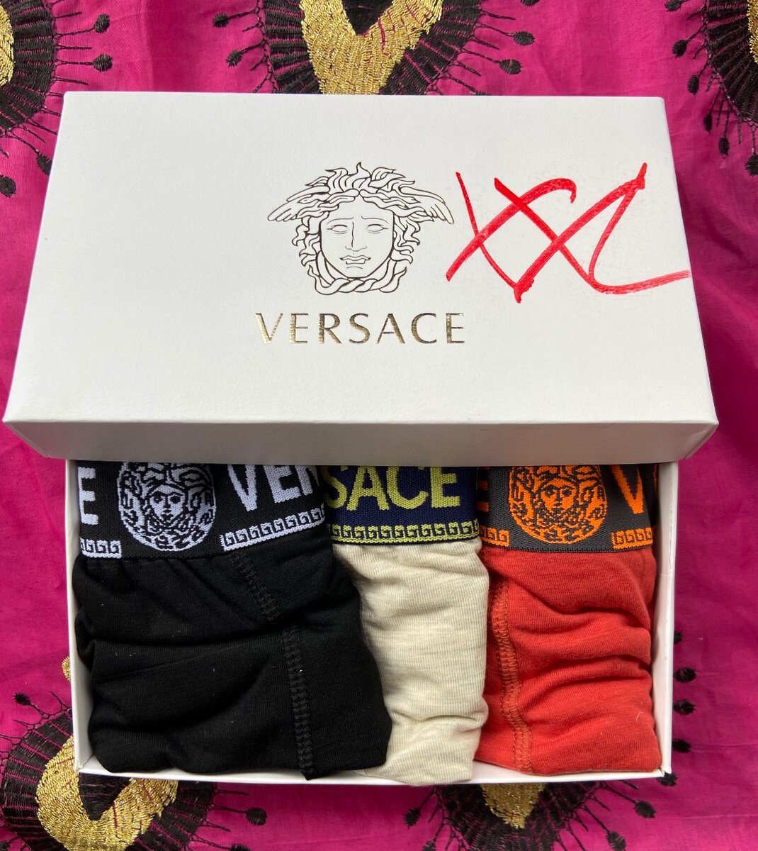 Boxers de marque Versace