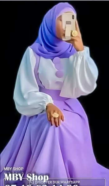 Robe longue élégante hijab