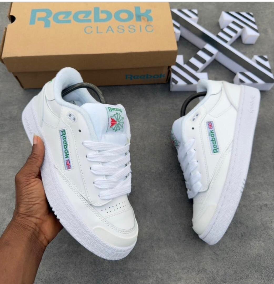 Reebok Classic Baskets en Cuir Blanc