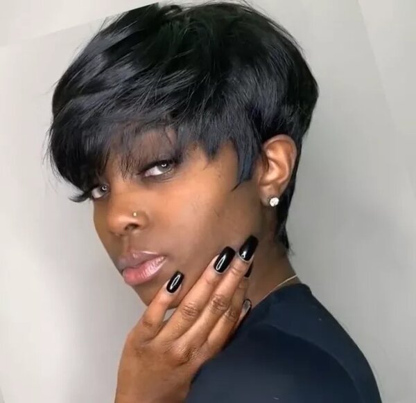 Perruque garçonne Naturelle