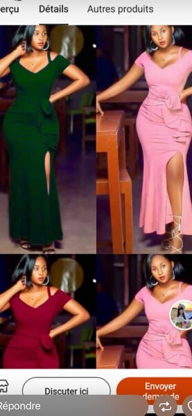 Robe longue sexy pour femme