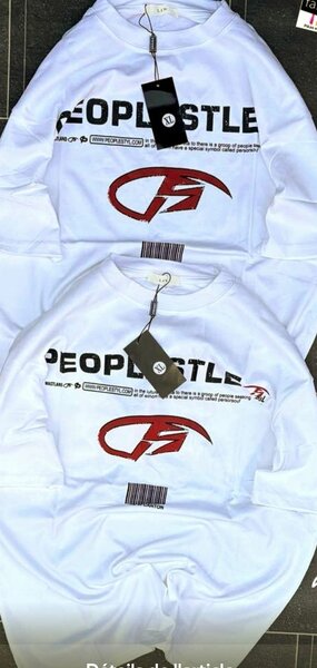 T-shirt homme PEOPLSTLE noir et blanc