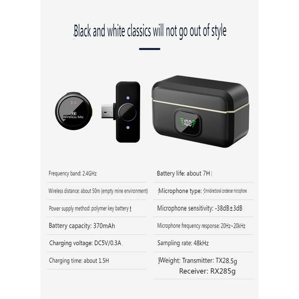 Micro cravate wireless SX-21