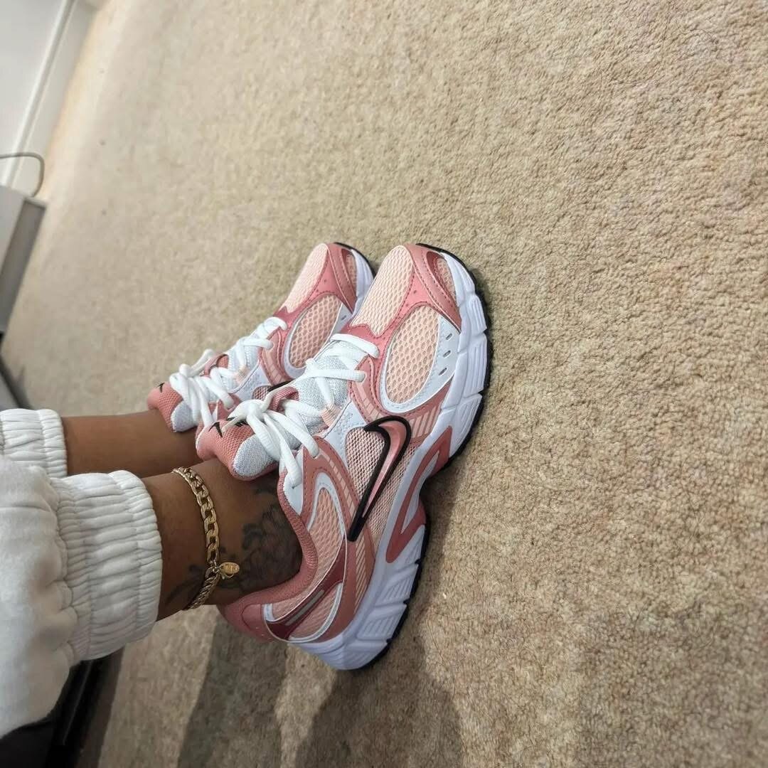 Baskets Rose Femme Confort