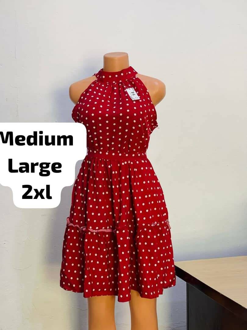 Halter neck floral dress