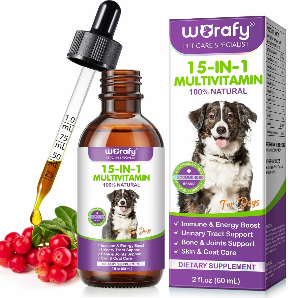 Multivitamine 15-en-1 pour Chiens