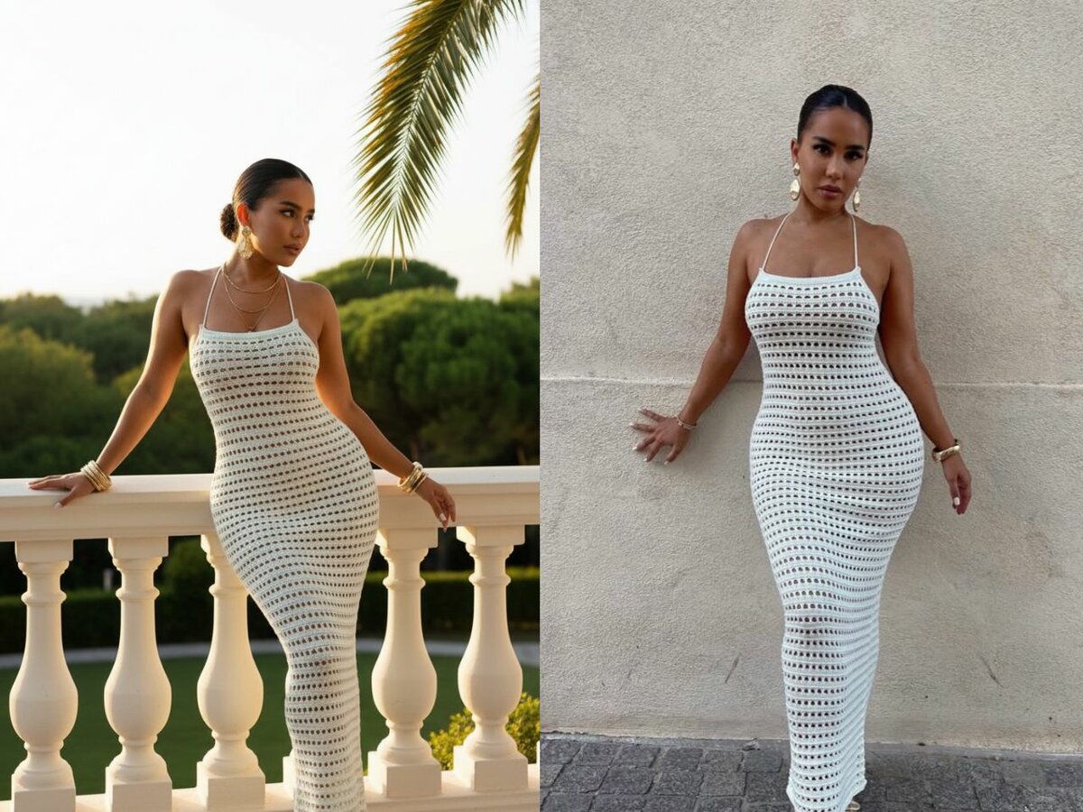 ROBE TRICOTÉE  Élégante