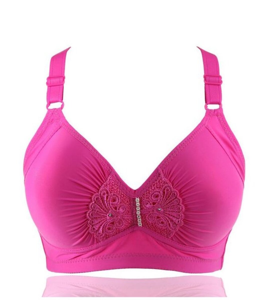 Ladies Plus Size Bra Gathered Comfortable Bralette Tube