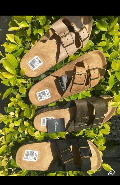 Sandales en cuir confortables