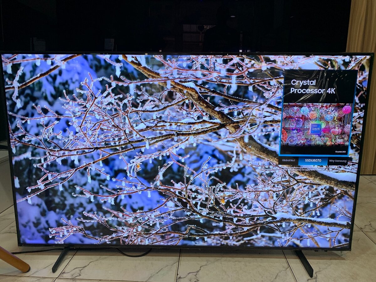 Samsung 55 crystal uhd 4k 2024 model Uk