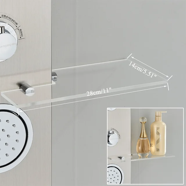 Panneau de Douche avec LED et Étagère