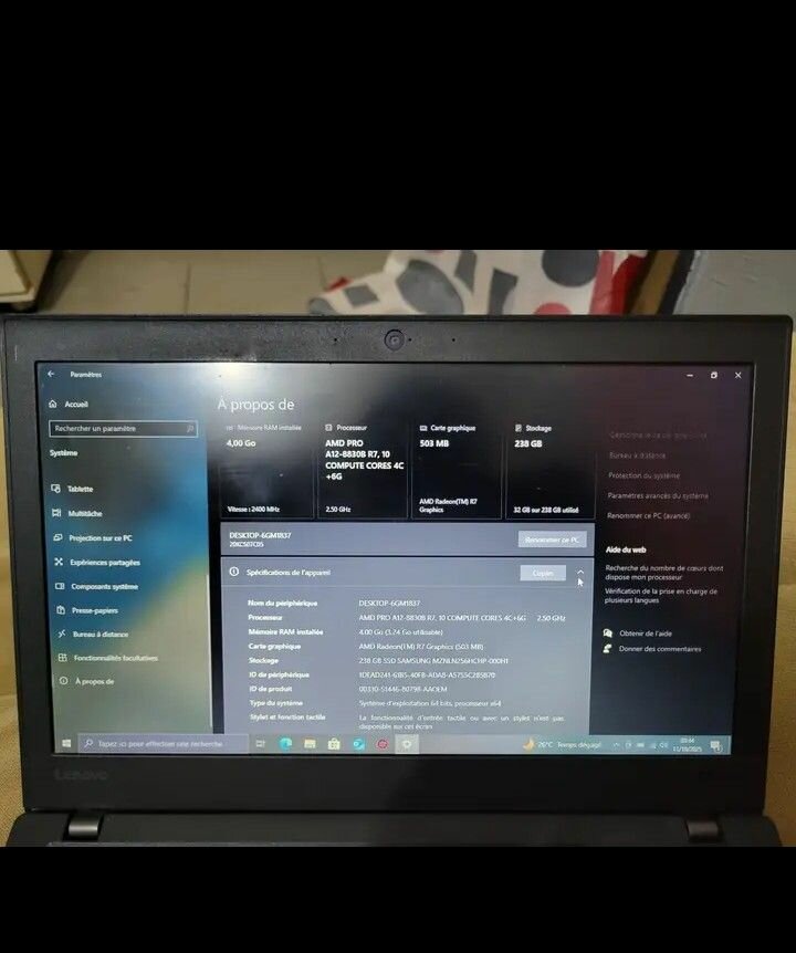 Ordinateur portable Lenovo ThinkPad