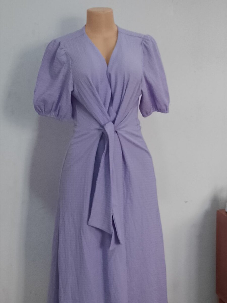 Robe maxi violette élégante