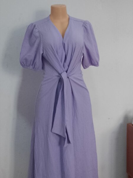Robe maxi violette élégante