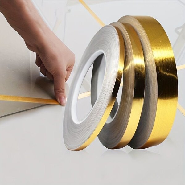 Golden sticker tape