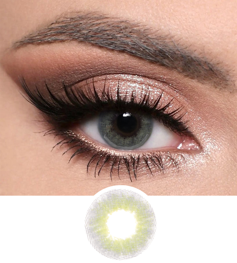 Optiano linses GLAMOROUS COLLECTION Amber Gray(14.2)