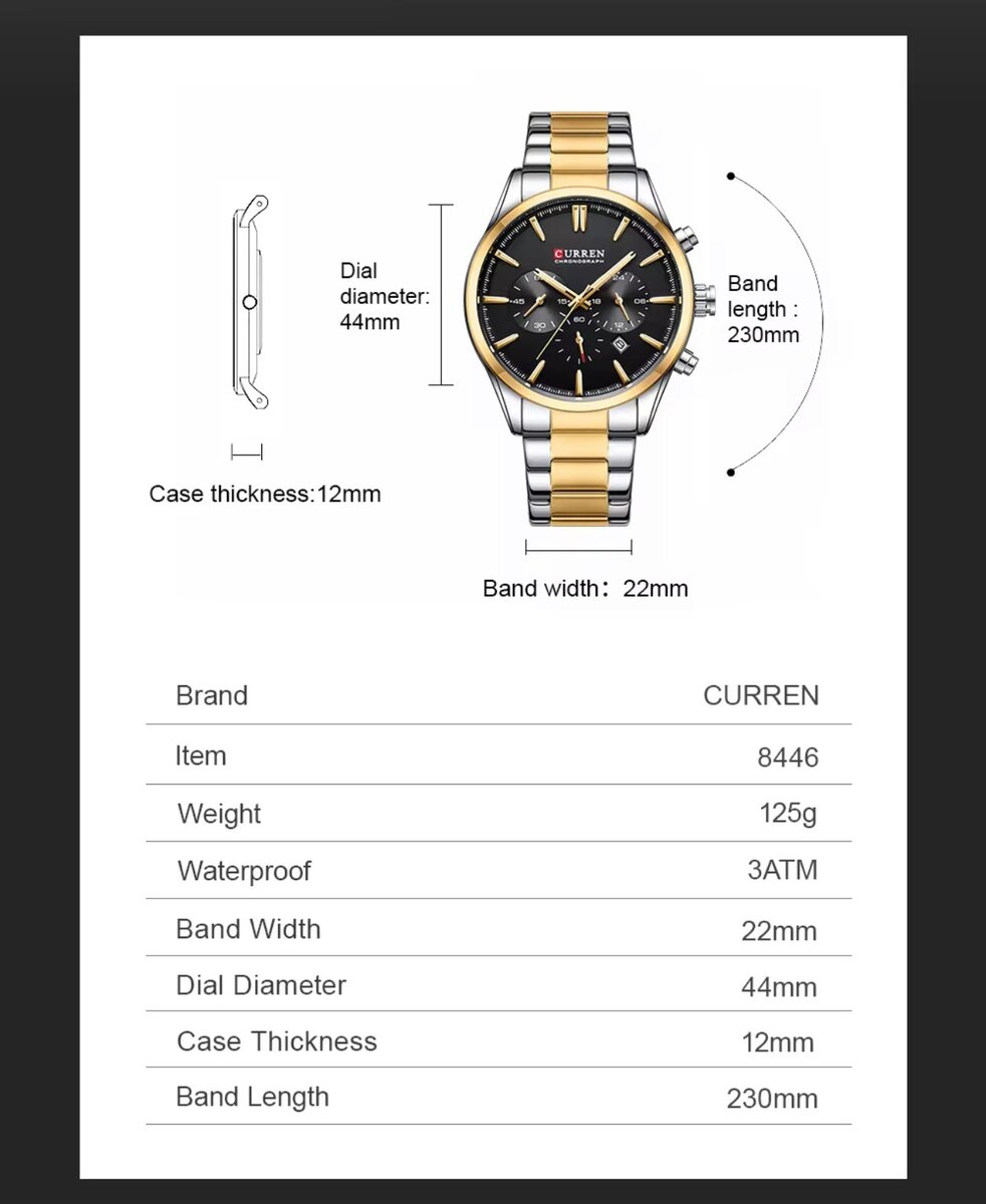 Montre Homme Curren Chic