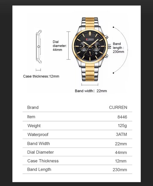 Montre Homme Curren Chic