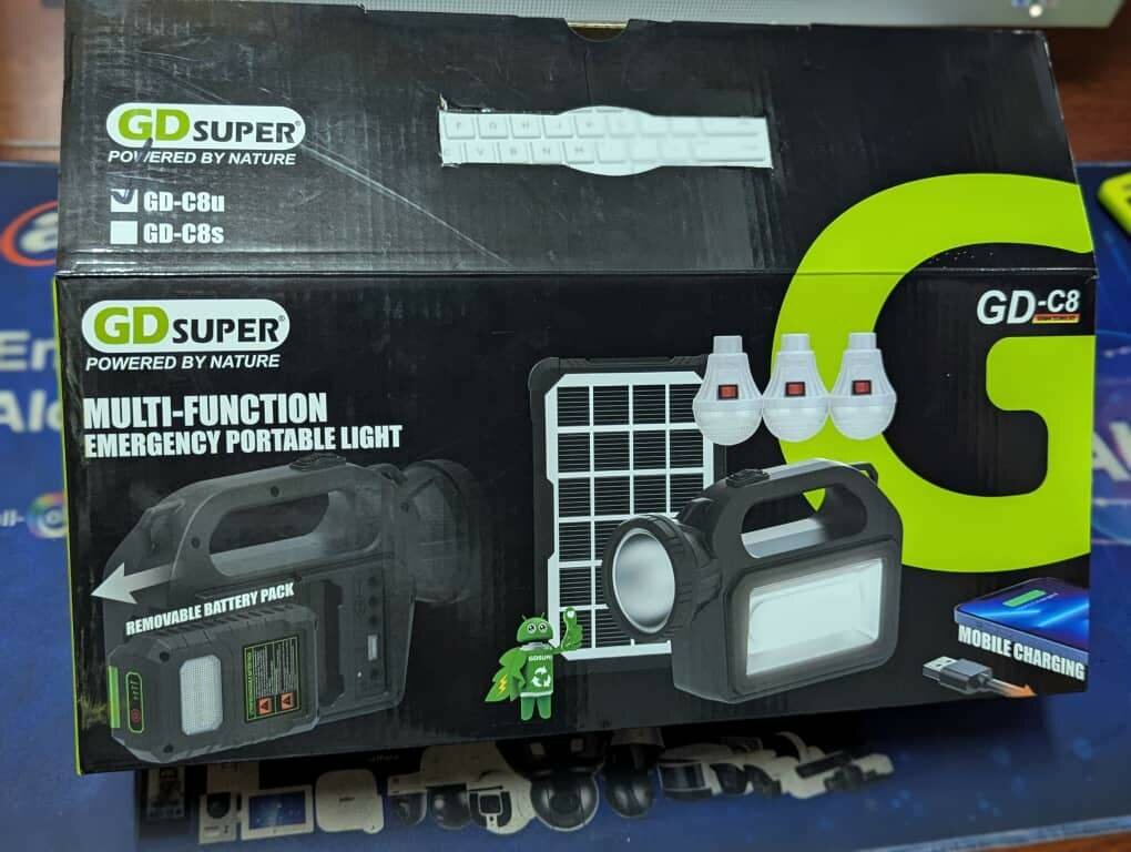 Solar lighting system(emergency potable light)GD-C8